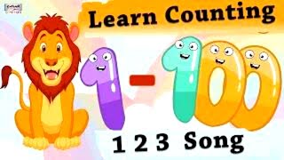 Learn Counting 1 100  Easy Numbers Song In English For Kids  Beginners  1100 Rhyme [upl. by Orit593]