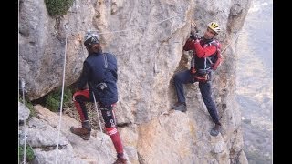 COMARES Vías Ferratas con Félix Miguel y Sergio [upl. by Hanahsuar]