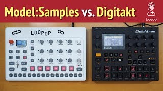 Loopop Review Elektron Model Samples vs Digitakt  10 performance tipshacks [upl. by Marela]