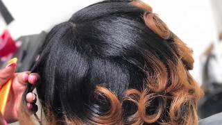 How to silk press thick natural hair Secret to perfect blow out comb Chase Method [upl. by Francoise]