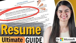 How to make Ultimate Resume  Step by step guide for Software Engineers [upl. by Toney]