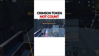 Found Reason Crimson Token Not Count  bgmishorts [upl. by Goltz]