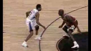 Allen Iverson Crosses Michael Jordan [upl. by Adaval]