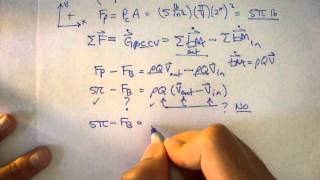 Basics of Linear Momentum Part 2 Fluid Mechanics 28 [upl. by Okomot]