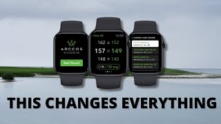 Arccos Caddie for Apple Watch Makes it an INSANE GPS Golf Watch [upl. by Filippa]