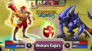 Monster Legends REKKA level 130 combat review Voltaik ver Legends Pass [upl. by Ddej]