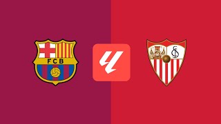 BARCELONA vs SEVILLA  LALIGA 20242025 Journée 10  Full Match  Efootball Prediction [upl. by Colburn]