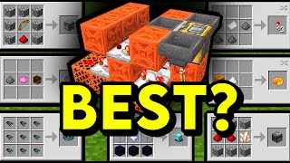 BEST Auto Crafter 99 of ALL Items in 121 Minecraft [upl. by Jephthah779]