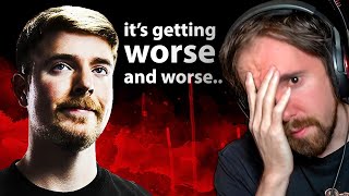 The MrBeast quotTeamquot Is IMPLODING  Asmongold Reacts [upl. by Izabel]