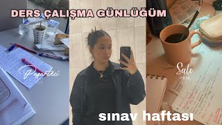 DERS ÇALIŞMA GÜNLÜĞÜM 1  SINAV HAFTASI [upl. by Ahsiya]