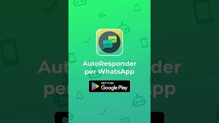 AutoResponder per WhatsApp  Trailer 3 Vertical  IT [upl. by Barth]