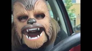 LAUGHING CHEWBACCA MASK LADY FULL VIDEO [upl. by Alliehs]