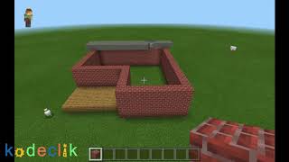 Minecraft Makecode  Build a house [upl. by Azral]