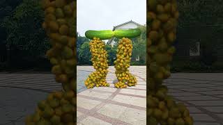 Fruit and vegetable matching special 🤯3D Special Effects 3D Animation shorts vfxhd [upl. by Enamrahc]