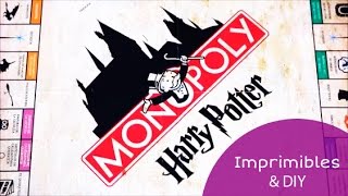 Imprimibles del Monopoly de Harry Potter en español  DIY 🎄⚡️ I Craftabulous [upl. by Kiran229]