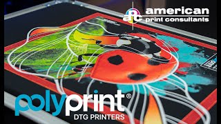 Polyprint Texjet NG140 DTGDTF Printer [upl. by Coumas21]