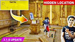 310 Update Hidden Door Location  Vault Key Use  Use of Vault Key  Vault key Trick Pubgbgmi [upl. by Marlee]