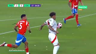 PERÚ vs CHILE GUERRERO CAE EN EL ÁREA Y PRIMERA POLÉMICA DEL PARTIDO  CLASIFICATORIAS 2026 🇵🇪⚽🇨🇱 [upl. by Eltsirc12]