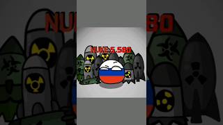 Countries with nuclear weapons🚀youtubeshorts countryballs usa russia [upl. by Edniya]