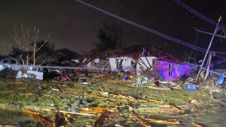 SIGNIFICANT Tornado Damage  Immediate Search and Rescue  Valley BrookEastern Oklahoma City OK [upl. by Maggy]