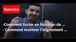 3ème année  vecteurs et translations  comment démontrer lalignement des points استقامية النقط [upl. by Selohcin406]