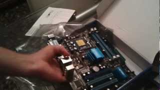 Unboxing Asus P5G41TM LX HD [upl. by Lewison]