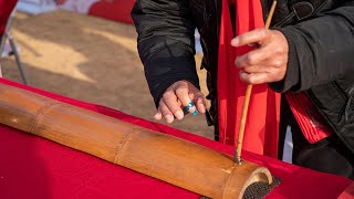 Monochord special instrument of China’s Jing ethnic group [upl. by Annahs563]