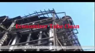 Economizer Cleaning in Power Plants  Hydrojetting Services [upl. by Tamar320]