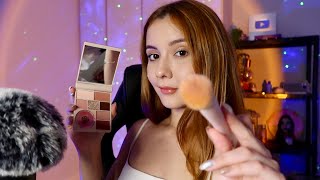 ASMR TE FAZENDO A MAKE MAIS RELAXANTE DA VIDA [upl. by Heathcote296]