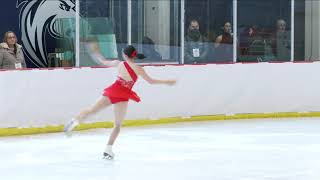 Ashley Kao  Junior Women Short Program  2025 Pacific Coast Sectional Singles Final [upl. by Naid]