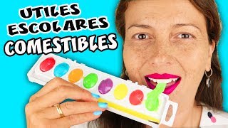 10 MANUALIDADES para Septiembre de UTILESESCOLARES COMESTIBLES  Manualidades aPasos [upl. by Anasxor]