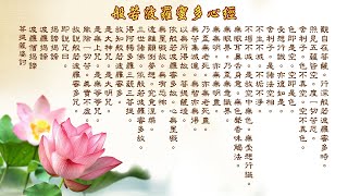 3小時般若波羅蜜多心經 心經咒 女聲唱誦 波羅蜜多心經咒 The Heart Sutra of the Perfection of Wisdom chant female voice 經咒唱誦 [upl. by Aneelad]