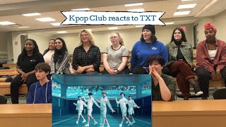 KPOP CLUB REACTS TO RUN AWAY TXT [upl. by Yeo]