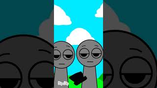 How black came in sprunki funnymemes animation flipaclip humor incredibox art polo black [upl. by Adnak]