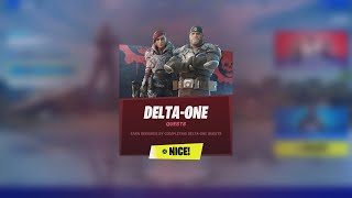 How To Do ALL The DeltaOne Quests Gears Of War x Fortnite FREE REWARDS [upl. by Tito91]