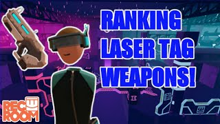 Ranking Laser Tag Weapons Rec Room VR [upl. by Sashenka481]