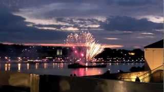 Derry  Londonderry Clipper Festival Closing Fireworks  Summer 2012 [upl. by Anerahs]