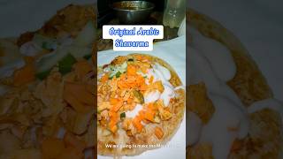 The Original Arabic Chicken Shawarma recipe shorts streetfood [upl. by Aisatsanna]