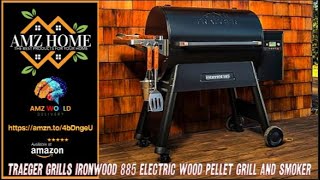 Describing Traeger Grills Ironwood 885 Electric Wood Pellet Grill and Smoker with WiFi Amazon [upl. by Harleigh341]