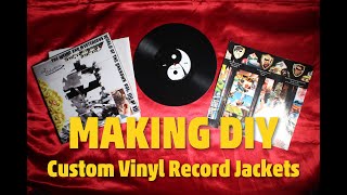 Making DIY custom vinyl record jackets [upl. by Atinrehs497]