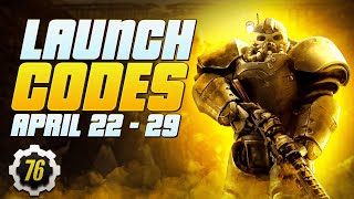 Fallout 76 Launch Codes for April 22  24 [upl. by Ayiak661]