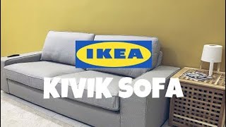 KIVIK Sofa Unboxing amp Assembling  IKEA How To [upl. by Lombardo]