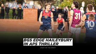 APS Footy  Brighton edge Haileybury in a Thriller [upl. by Bratton]