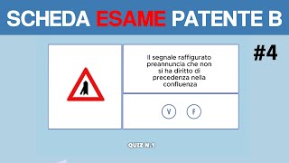 SCHEDA ESAME PATENTE B 2024 4 [upl. by Melicent]