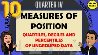 MEASURES OF POSITION FOR UNGROUPED DATA [upl. by Giulia333]