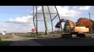 Rawson Water Tower Demolition [upl. by Hobie736]