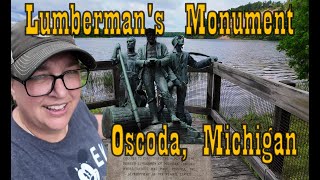 HuronManistee National Forests Lumbermans Monument Visitor Center [upl. by Okim]