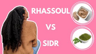 Sidr v Rhaasoul clay for hair growth and cleansing [upl. by Winchell]