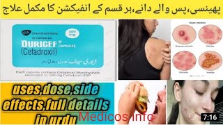 Cefadroxil 500mg  cefadroxil tablet uses in urdu hindi  Duricef 500mg capsule uses in UrduDuricef [upl. by Ziza715]