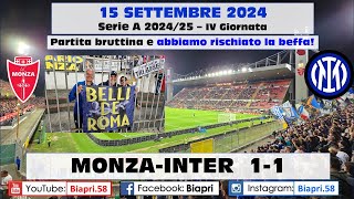 1592024 MONZAINTER 11 PARTITA BRUTTINA RISCHIATA LA BEFFA Video Biapri [upl. by Klecka719]